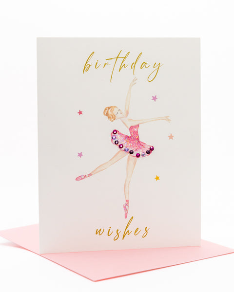 En Pointe Wishes Birthday Greeting Card