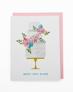 Best Day Ever Wedding Greeting Card