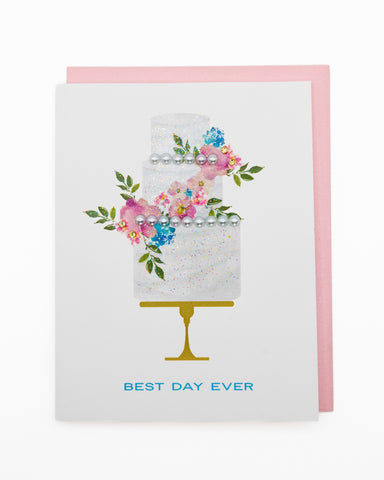 Best Day Ever Wedding Greeting Card