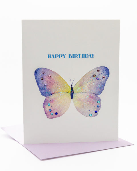 Butterfly Wishes Birthday Greeting Card