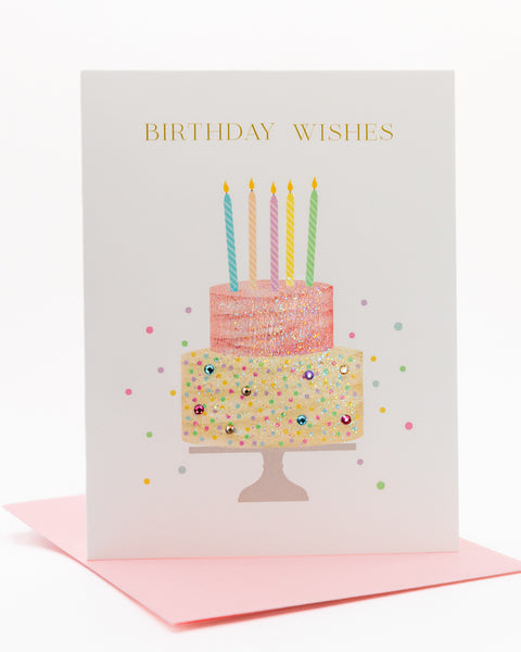 Cake Wishes Birthday Greeting Card