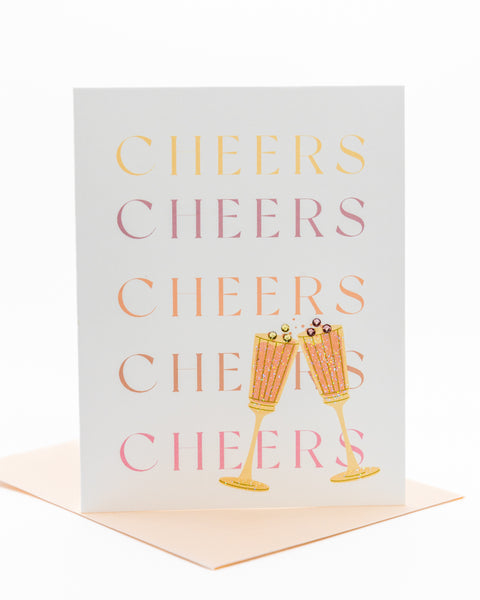 Cheers to You Congratulations Greeting Card