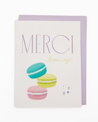 Merci Beaucoup Thank You Greeting Card