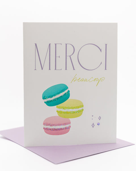 Merci Beaucoup Thank You Greeting Card
