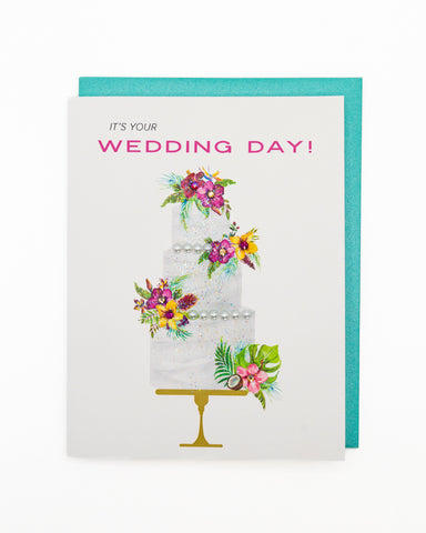 Paradise Love Wedding Greeting Card