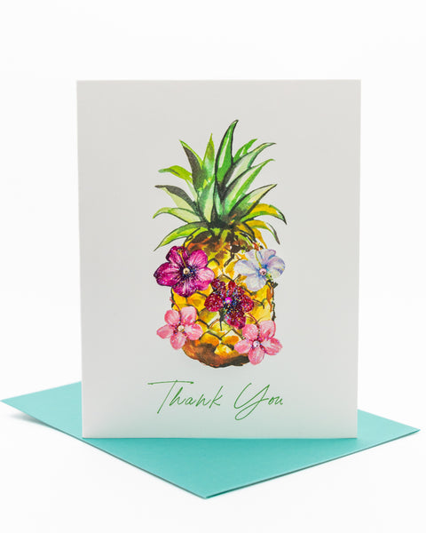 Piña Appreciation Thank You Greeting Card
