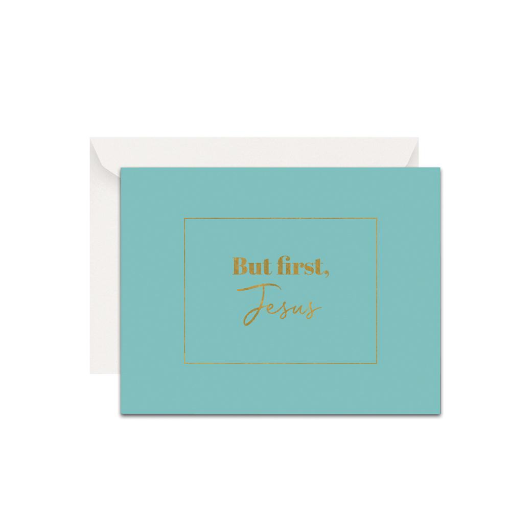 But First Jesus Christian Cards