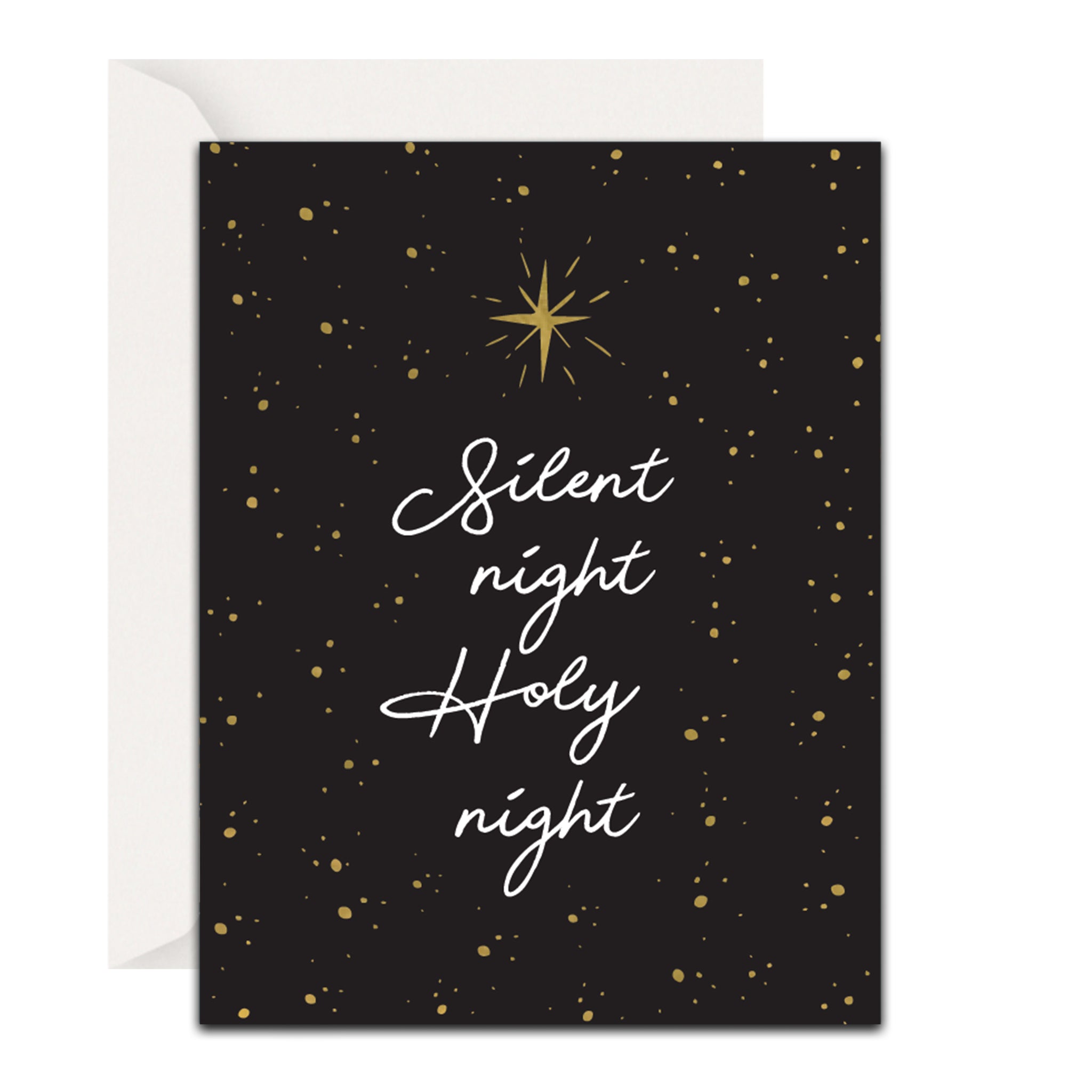 Silent Night, Holy Night Christmas Card